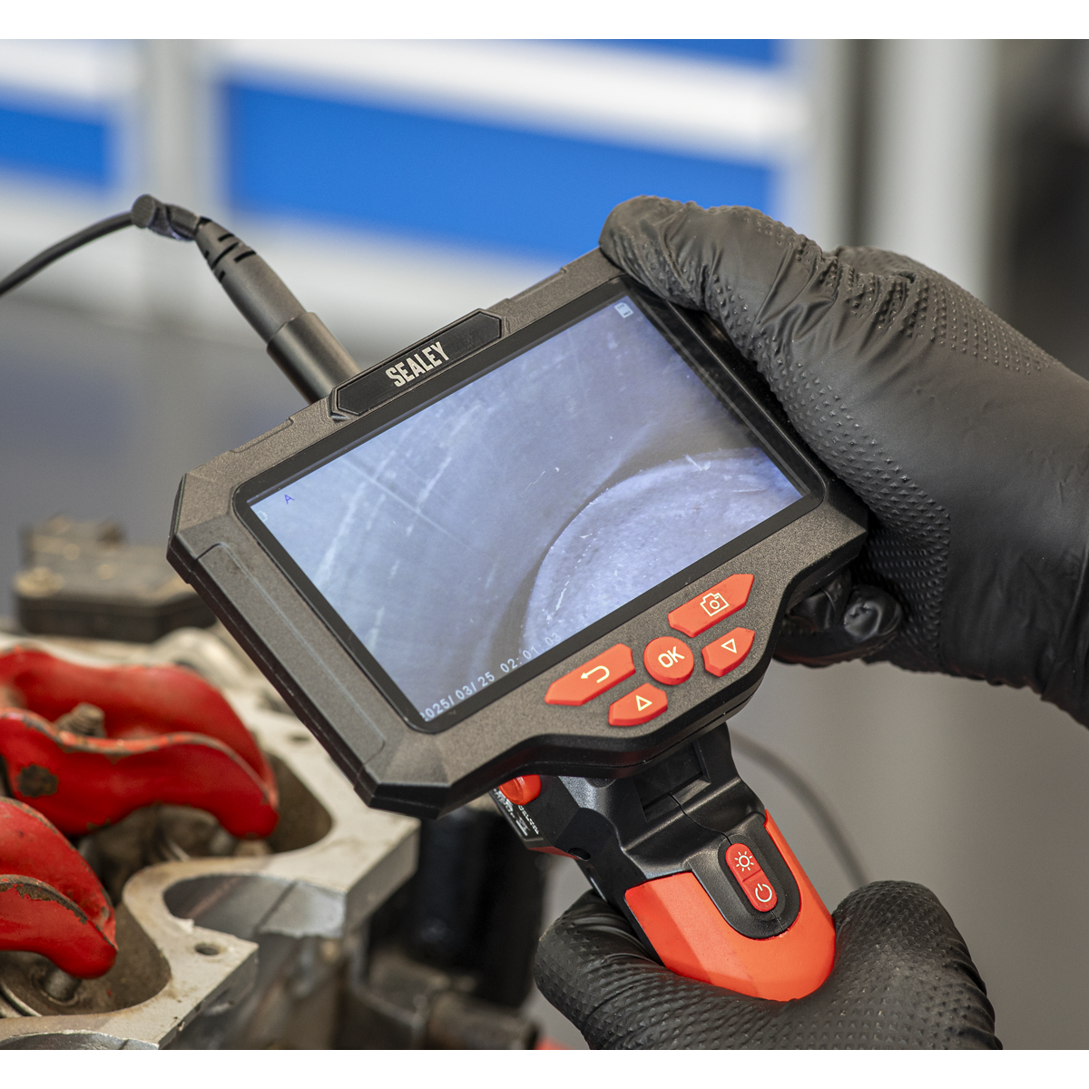 Sealey VS8117 Video Borescope 3.9mm Camera & 5" Screen