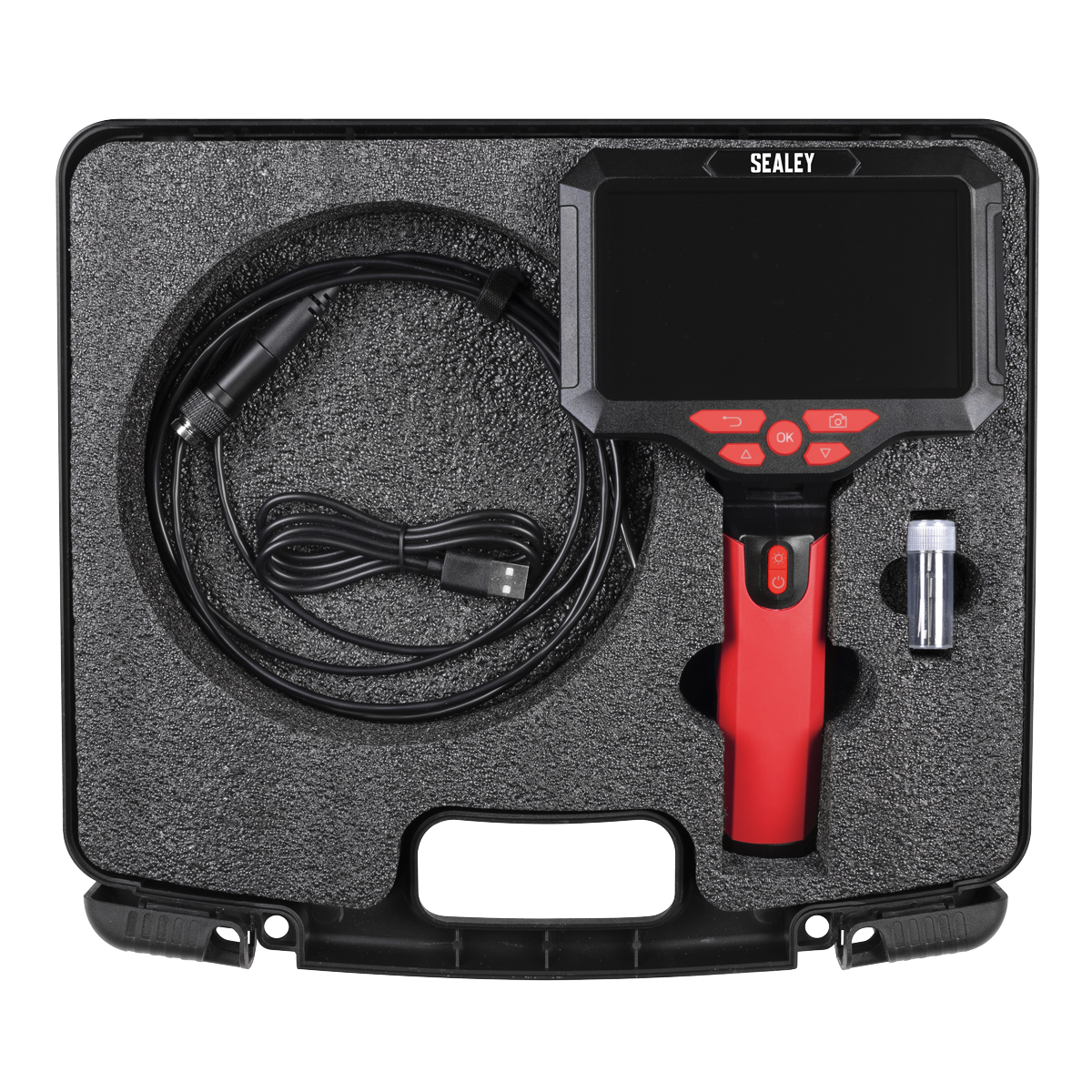 Sealey VS8117 Video Borescope 3.9mm Camera & 5" Screen