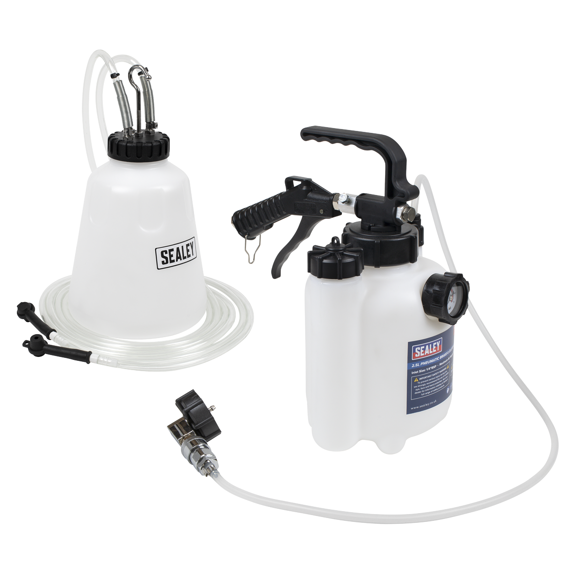 Sealey VS830A Pneumatic Brake & Clutch Bleeding System