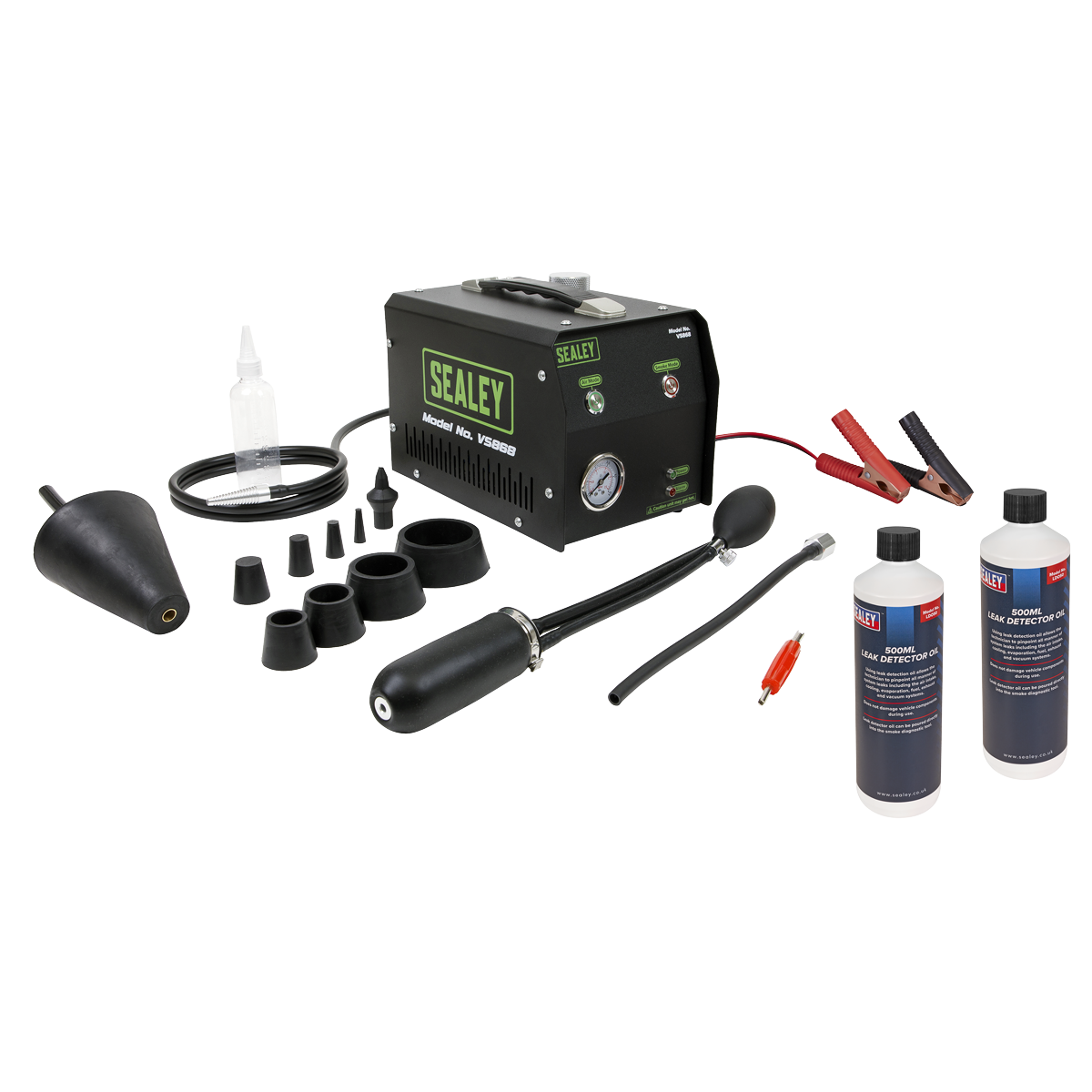 Sealey VS868KIT Leak Detector Smoke Diagnostic & Leak Detector Oil Kit