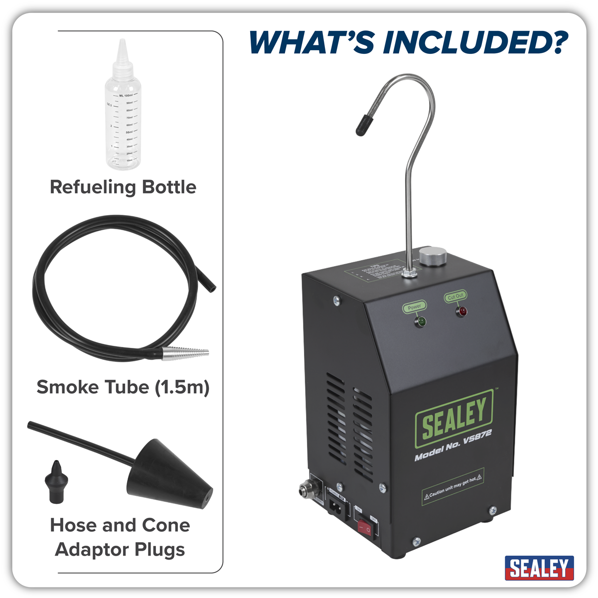 Sealey VS872 Leak Detector Smoke Diagnostic Tool