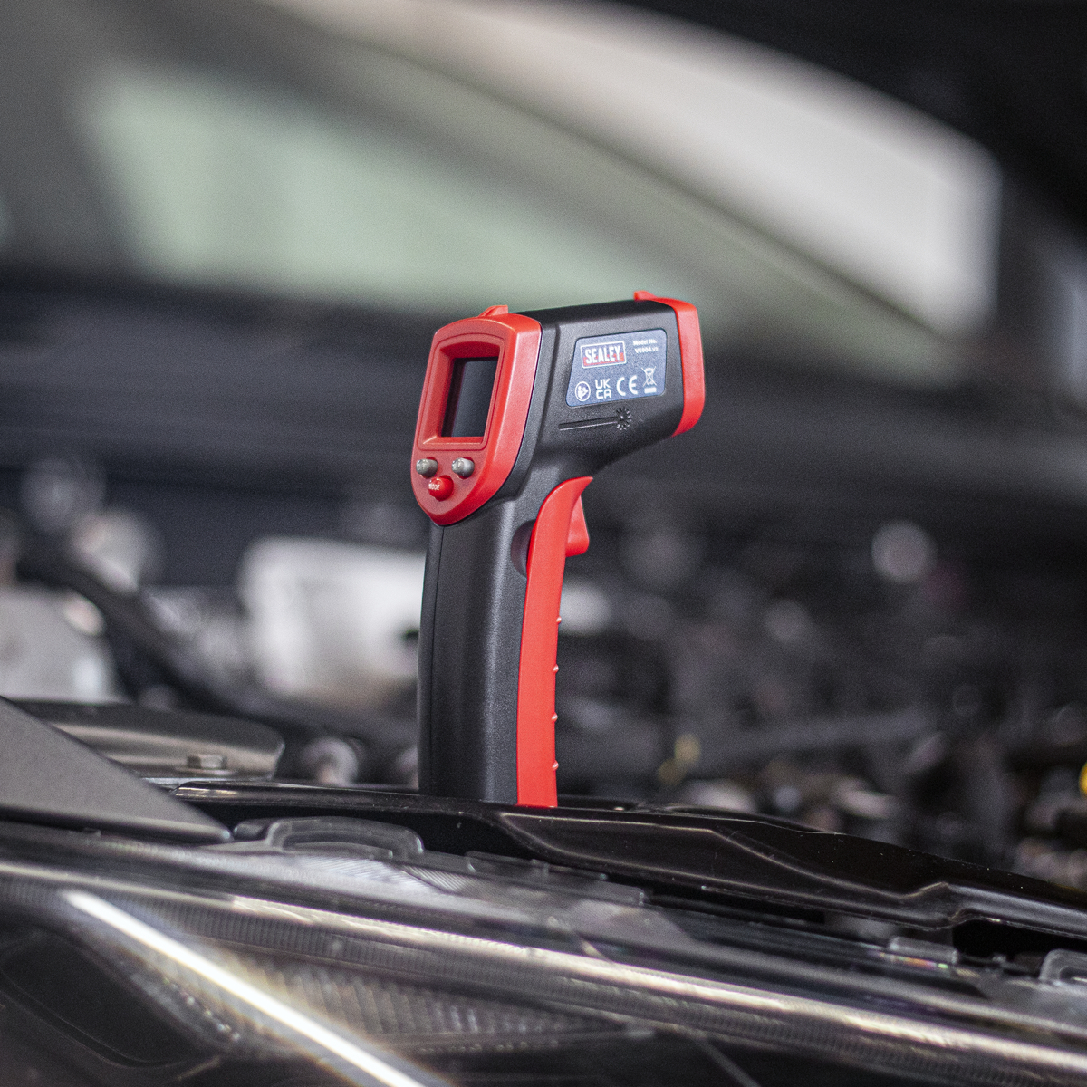 Sealey VS904 Infrared Laser Digital Thermometer 12:1