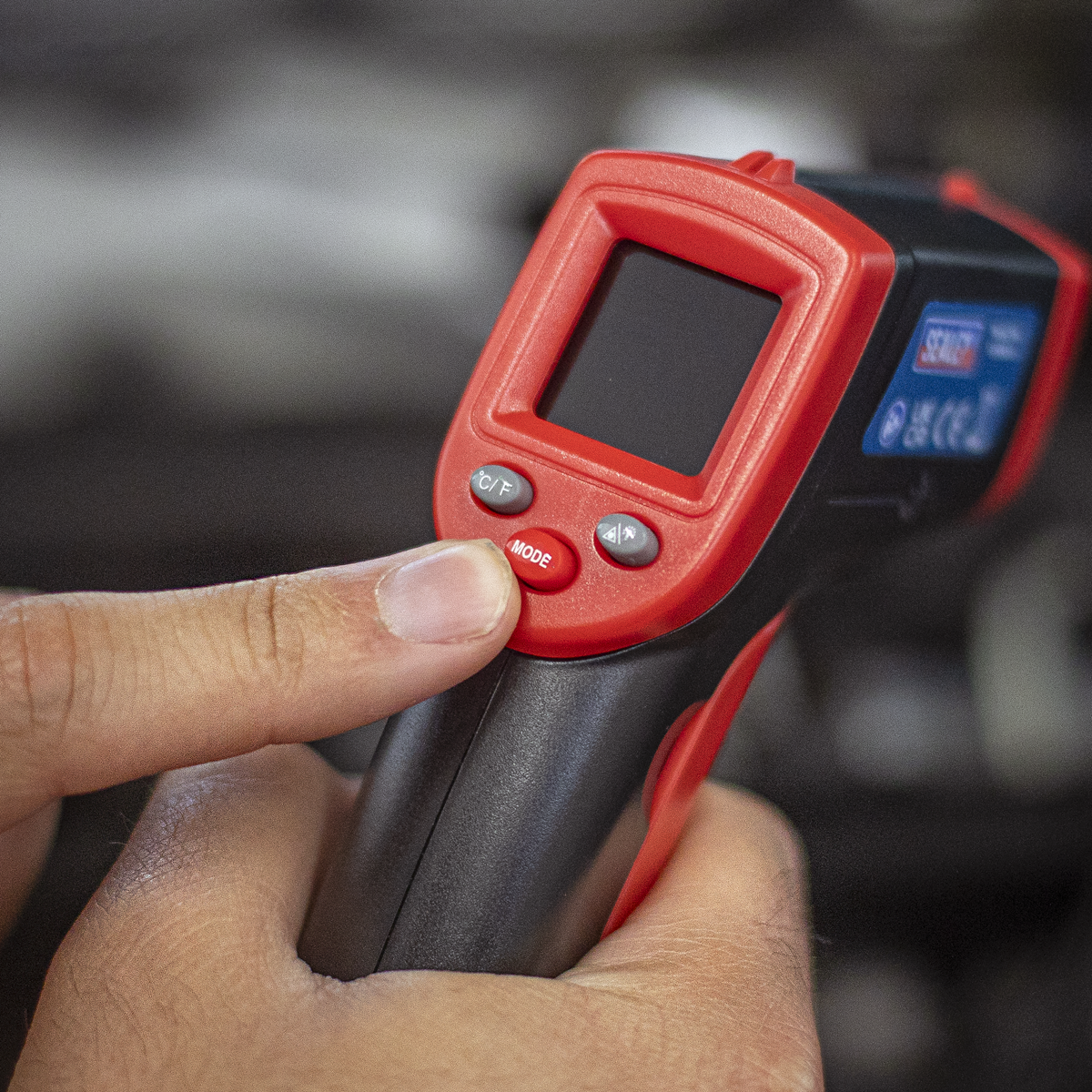 Sealey VS904 Infrared Laser Digital Thermometer 12:1