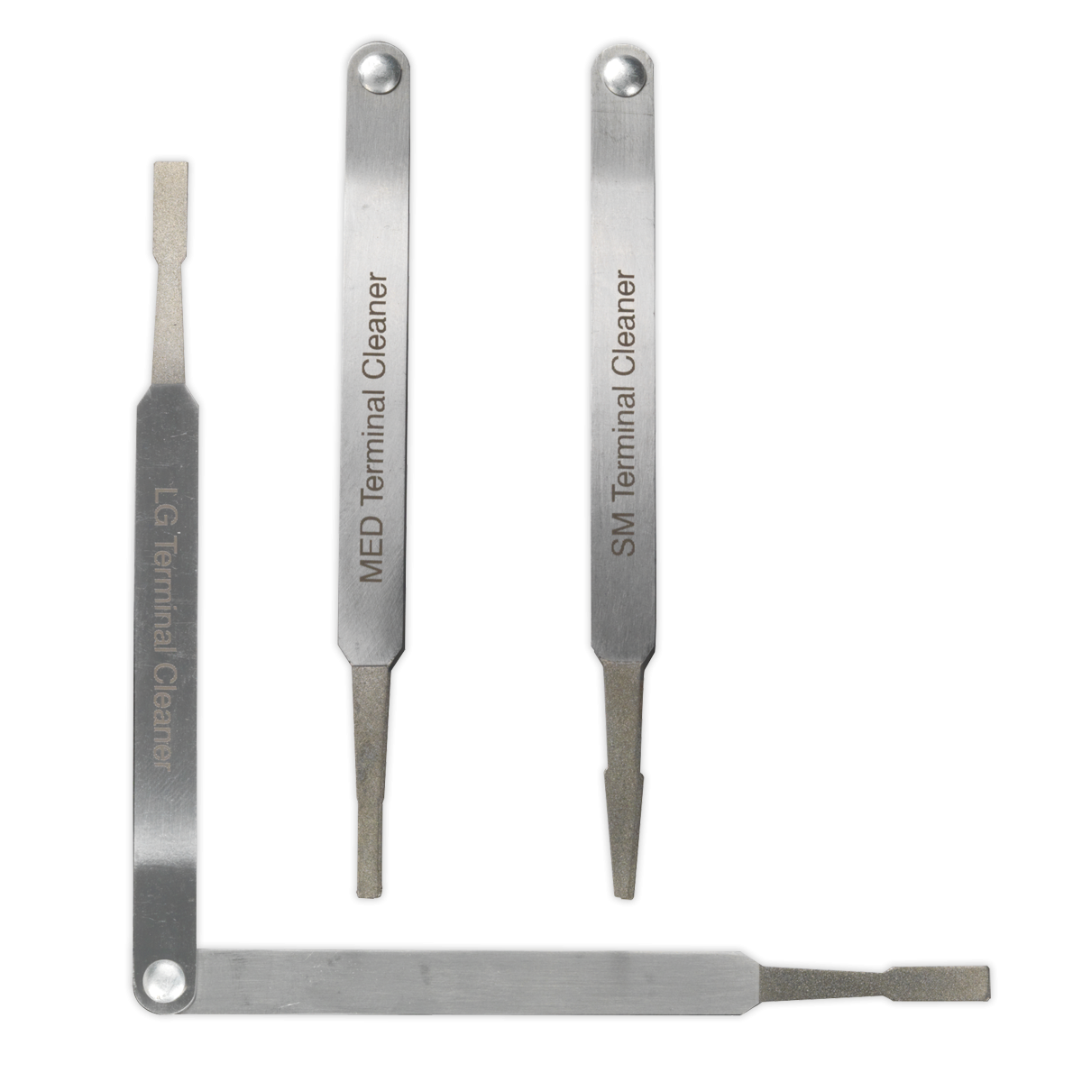 Sealey VS9202 Diamond Grip Terminal Cleaner Set 3pc
