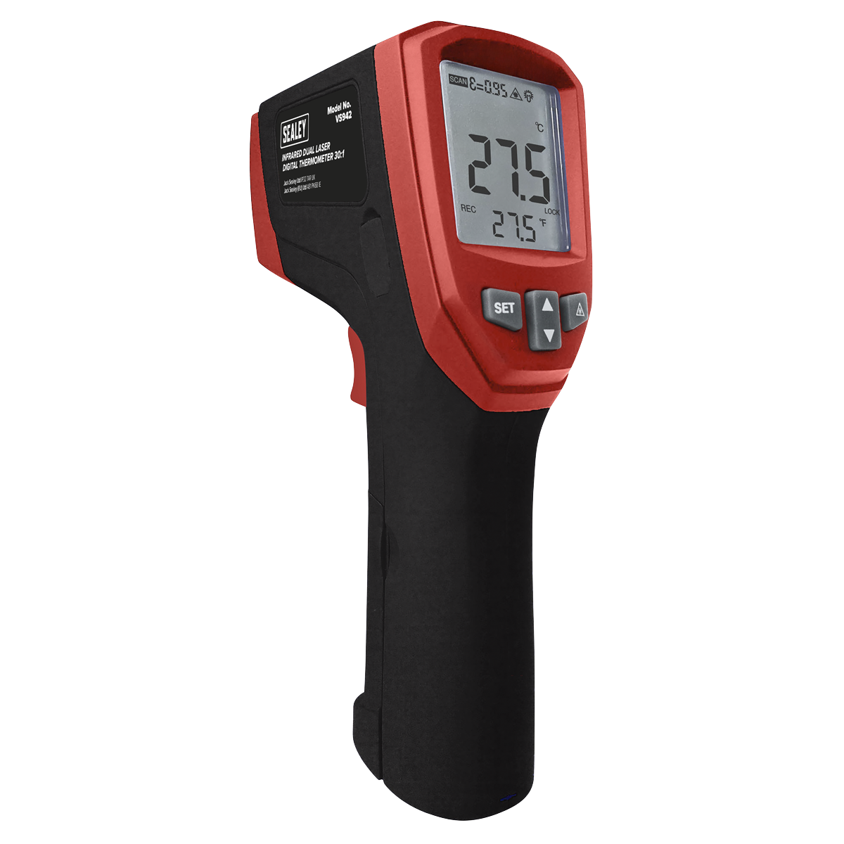Sealey VS942 Infrared Dual Laser Digital Thermometer 30:1