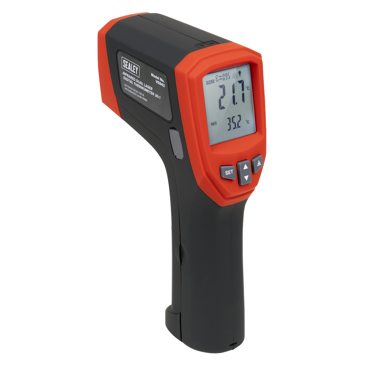 Sealey VS942 Infrared Dual Laser Digital Thermometer 30:1