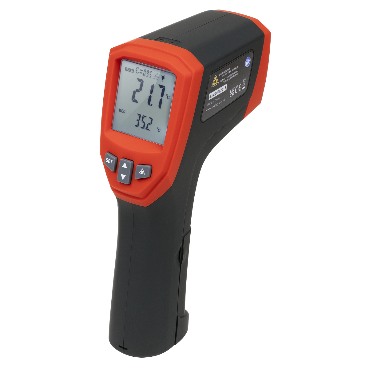 Sealey VS942 Infrared Dual Laser Digital Thermometer 30:1