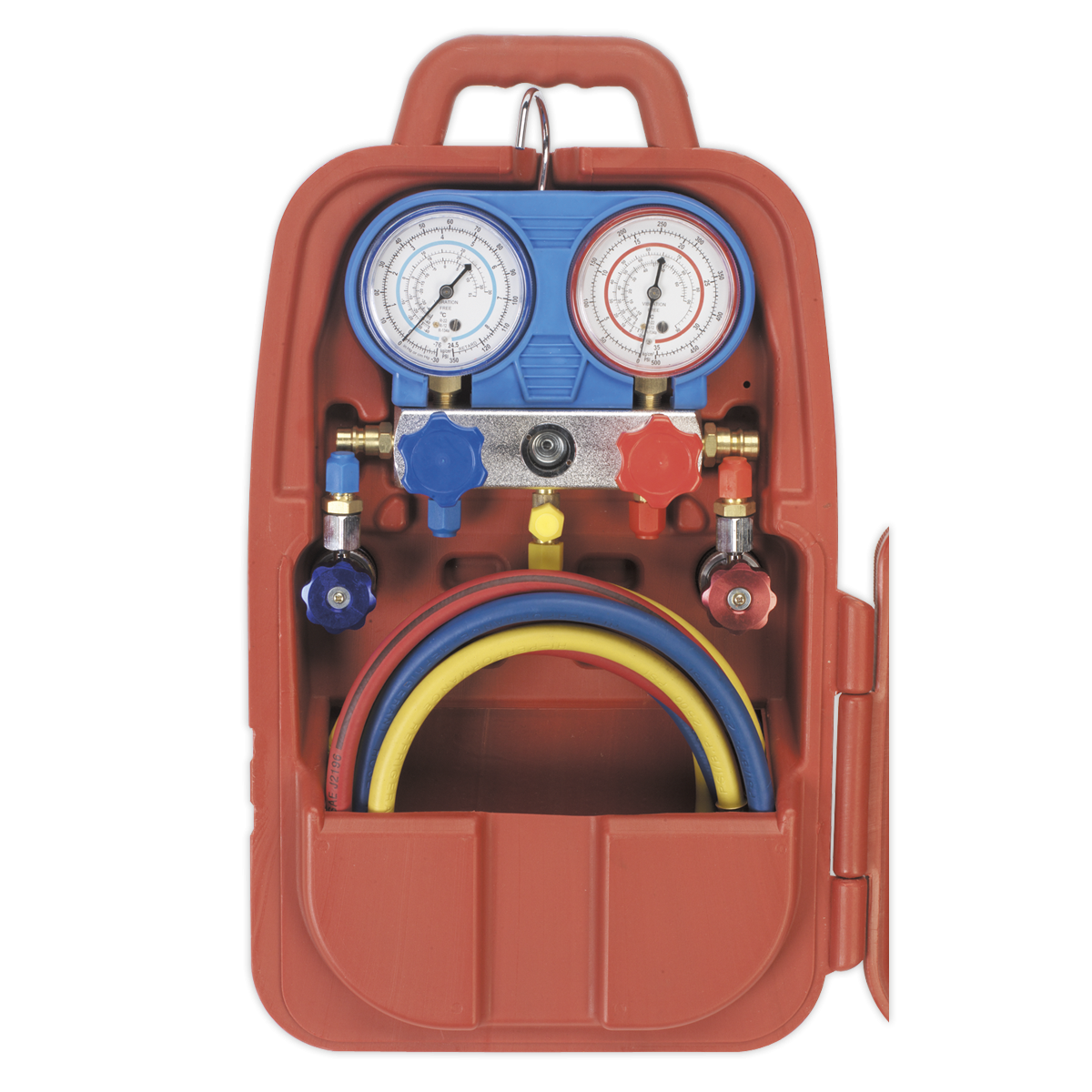 Sealey VSAC002 Air Conditioning System Manifold with Sight Glass