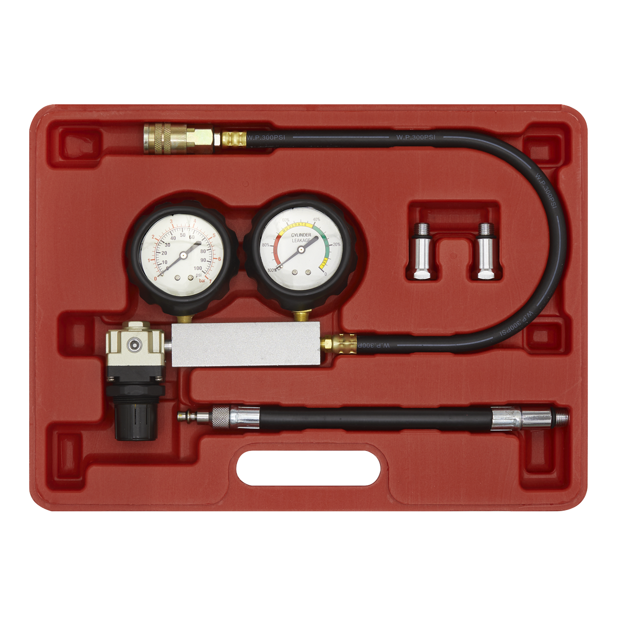 Sealey VSE2020 Petrol Engine 2-Gauge Cylinder Leakage Tester