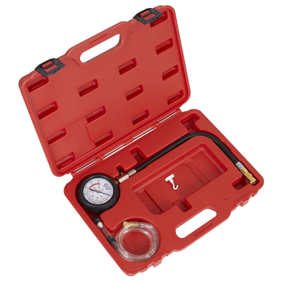 Sealey VSE3157 Diesel Compression Gauge, Hose & TDC Base Kit