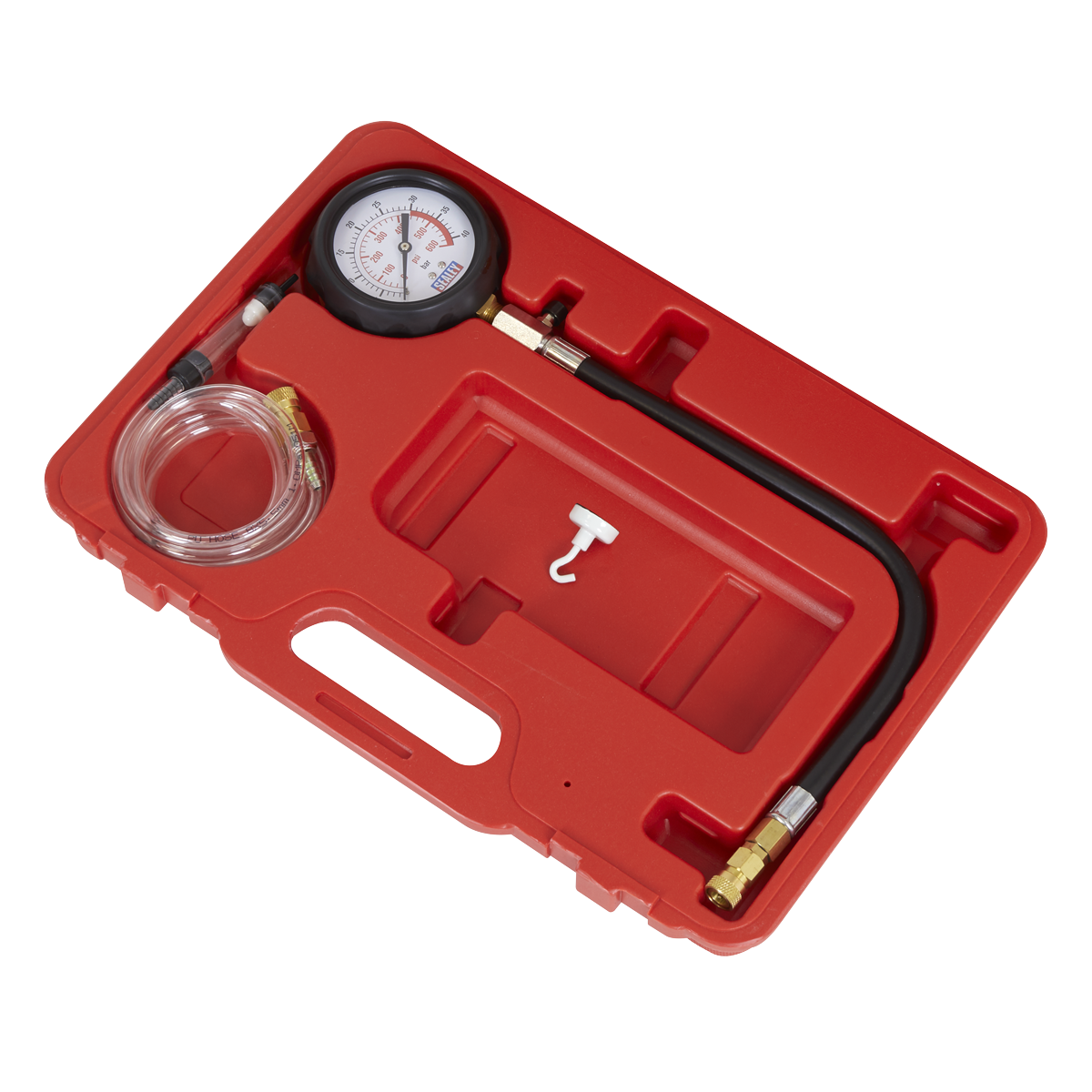 Sealey VSE3157 Diesel Compression Gauge, Hose & TDC Base Kit