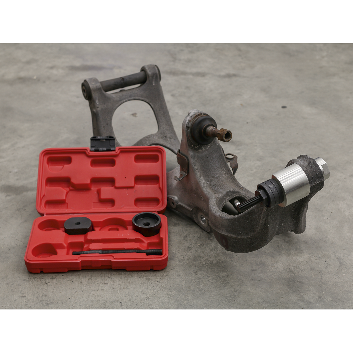 Sealey VSE4785 Front Pivot Arm Bush Tool for Peugeot 407/508, Citroen C5/C6