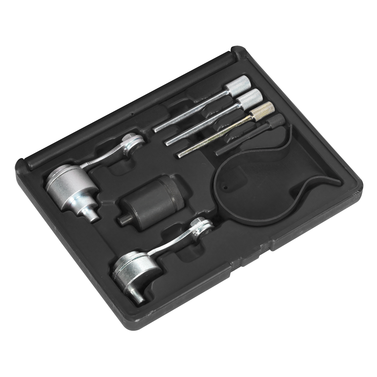 Sealey VSE5000A Diesel Engine Timing Tool Kit - for Land Rover, Jaguar, Citroen, Peugeot 2.7D/3.0D - Belt Drive
