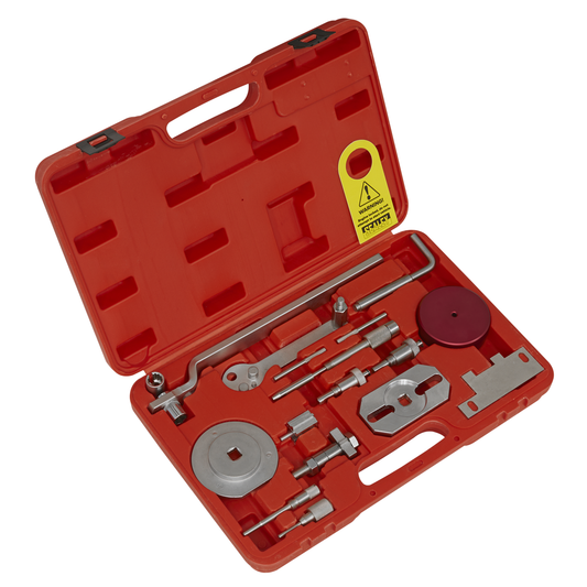 Sealey VSE5036 Diesel Engine Timing Tool Kit for Fiat, Ford, Iveco, PSA - 2.2D, 2.3D, 3.0D - Belt/Chain Drive