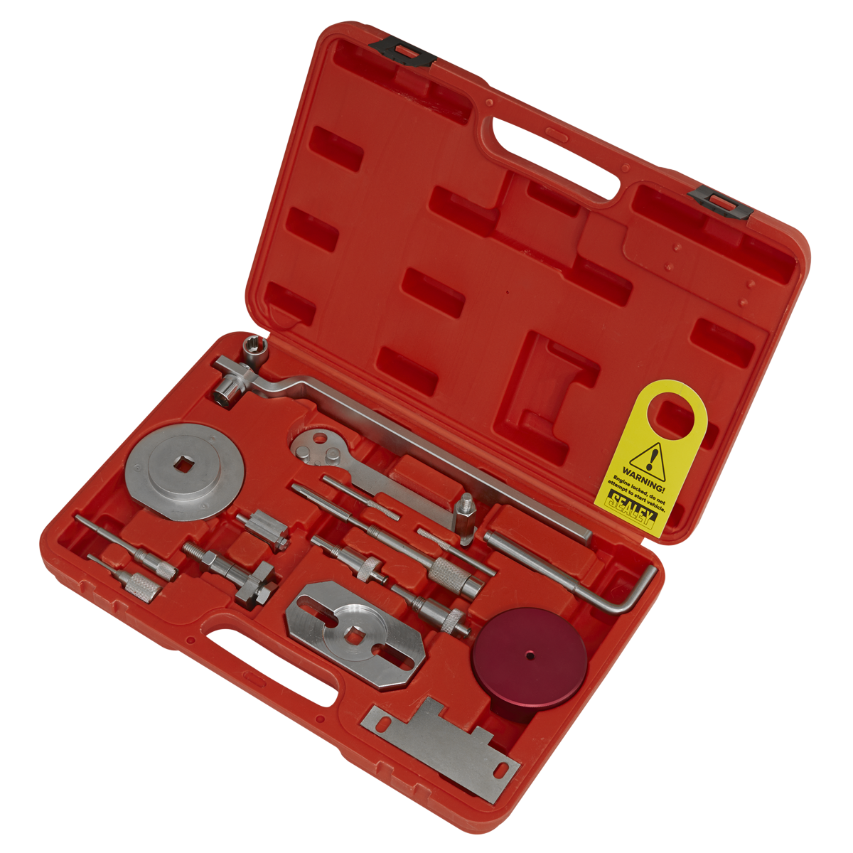 Sealey VSE5036 Diesel Engine Timing Tool Kit for Fiat, Ford, Iveco, PSA - 2.2D, 2.3D, 3.0D - Belt/Chain Drive