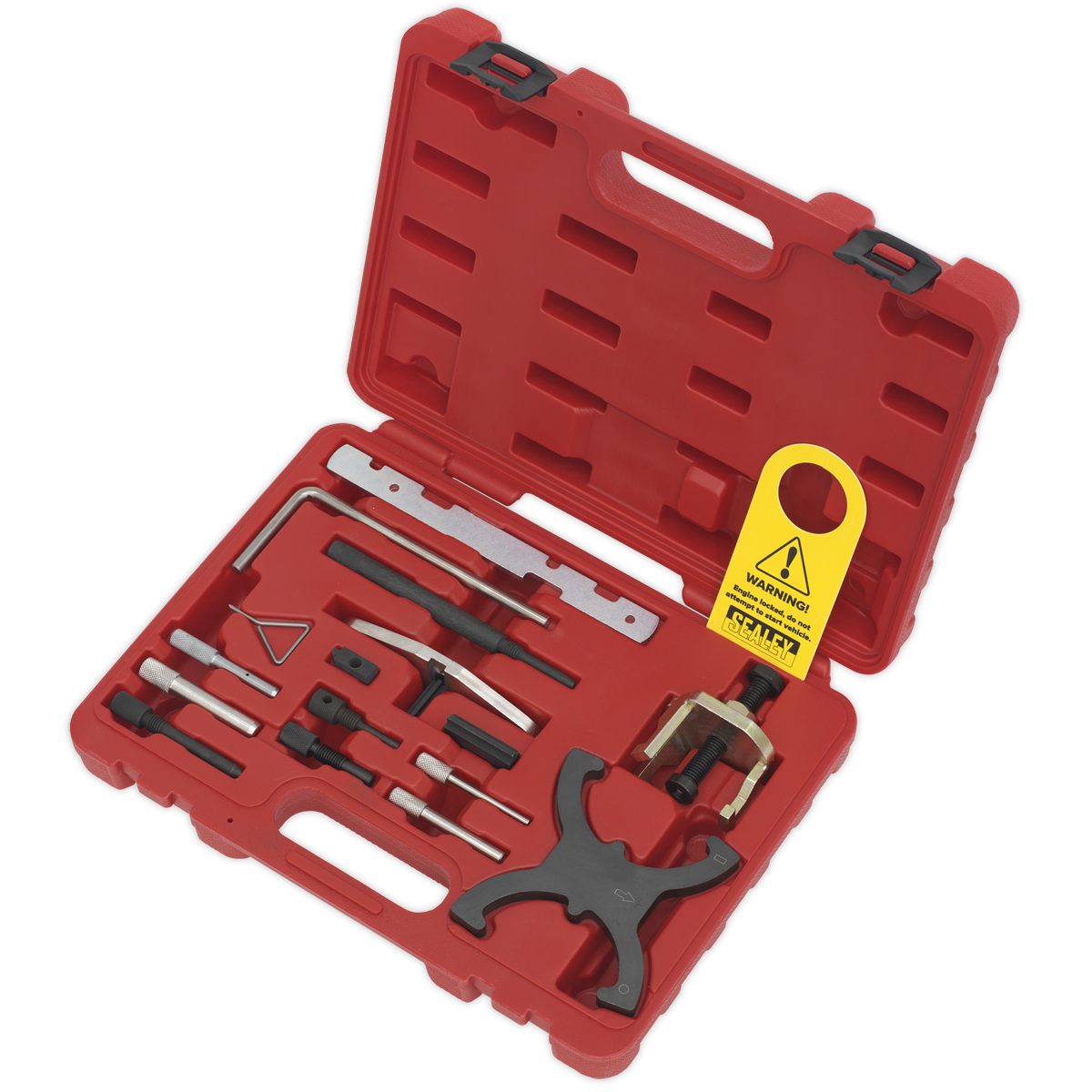 Sealey VSE5042A Diesel/Petrol Engine Timing Tool Combination Kit - for Ford, PSA - Belt/Chain Drive