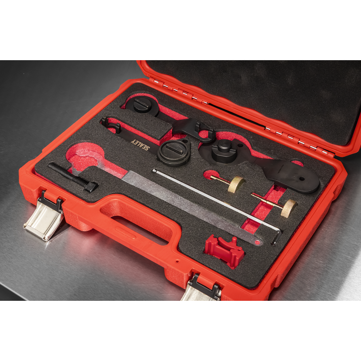 Sealey VSE5760 Petrol Engine Timing Tool Kit for VAG 1.0/1.2/1.4 TSi - Belt Drive