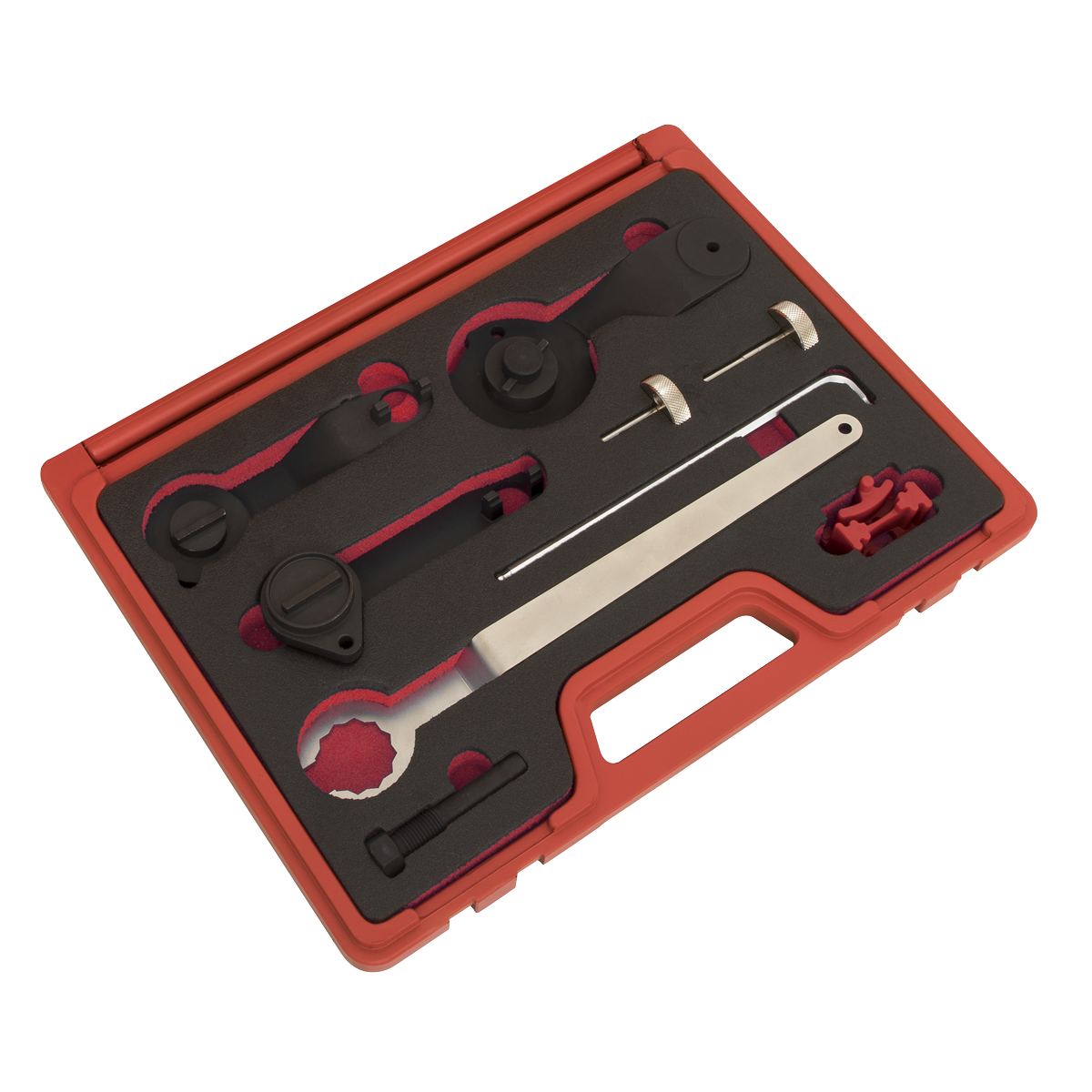 Sealey VSE5760 Petrol Engine Timing Tool Kit for VAG 1.0/1.2/1.4 TSi - Belt Drive
