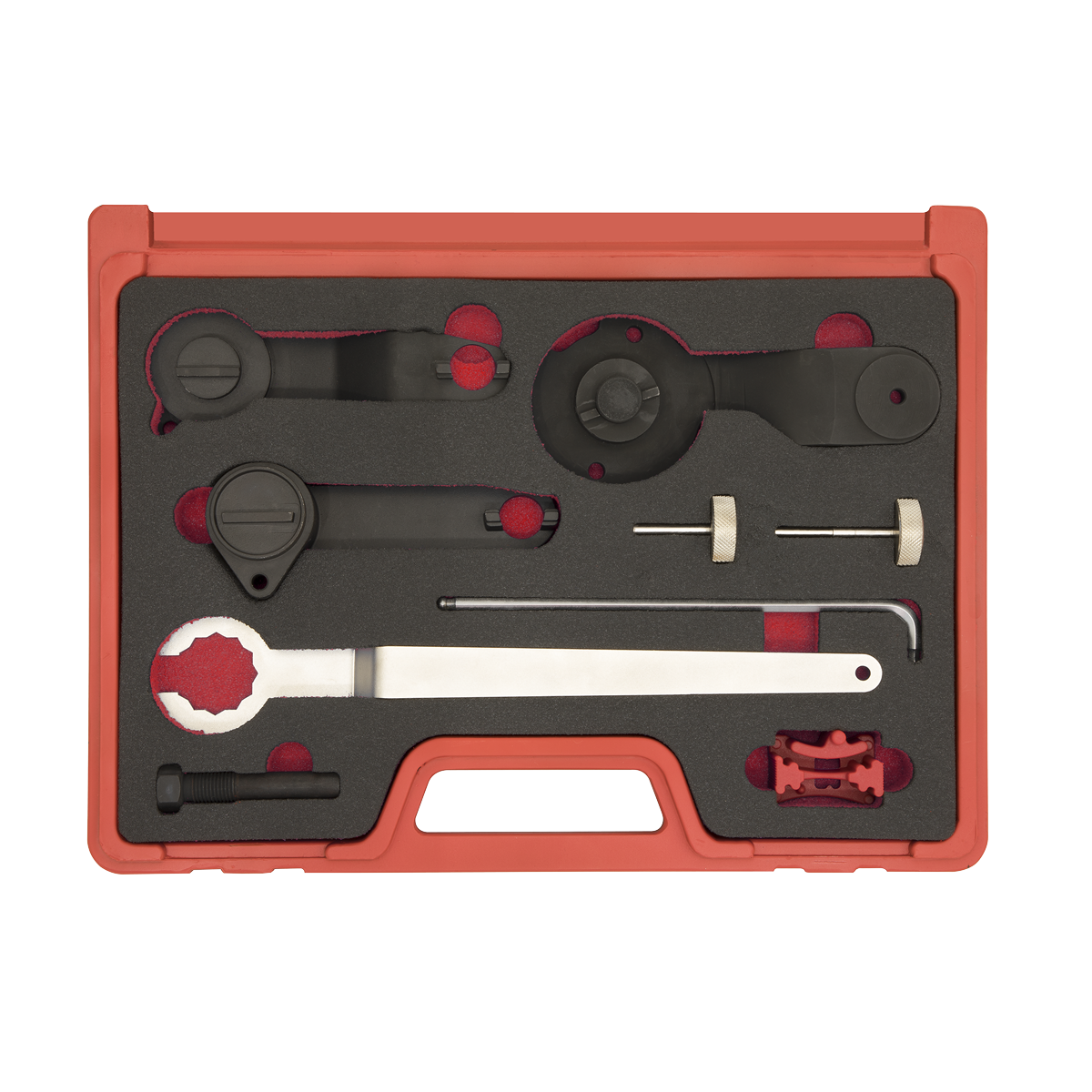 Sealey VSE5760 Petrol Engine Timing Tool Kit for VAG 1.0/1.2/1.4 TSi - Belt Drive