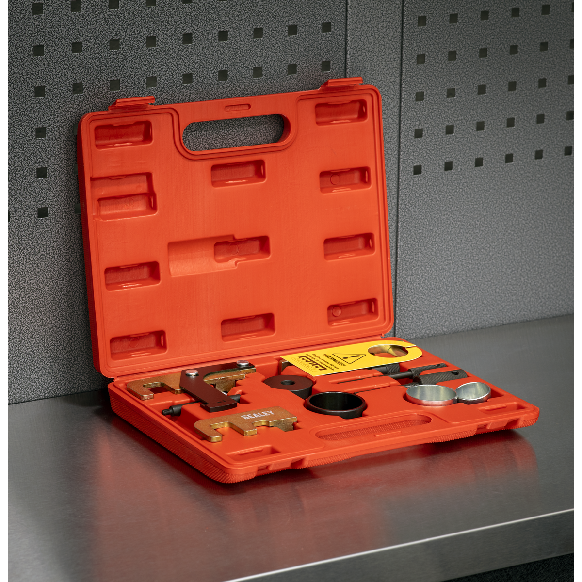 Sealey VSE5871A Diesel Engine Timing Tool Kit for Dacia, Mitsubishi, Nissan, Suzuki, GM 1.5D/1.9D/2.2D/2.5D - Belt Drive