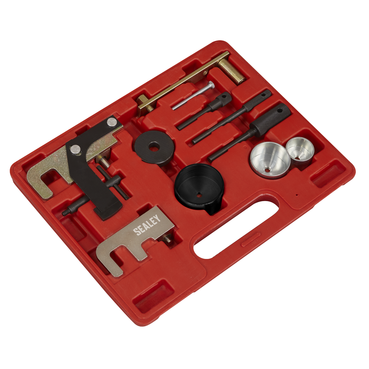 Sealey VSE5871A Diesel Engine Timing Tool Kit for Dacia, Mitsubishi, Nissan, Suzuki, GM 1.5D/1.9D/2.2D/2.5D - Belt Drive