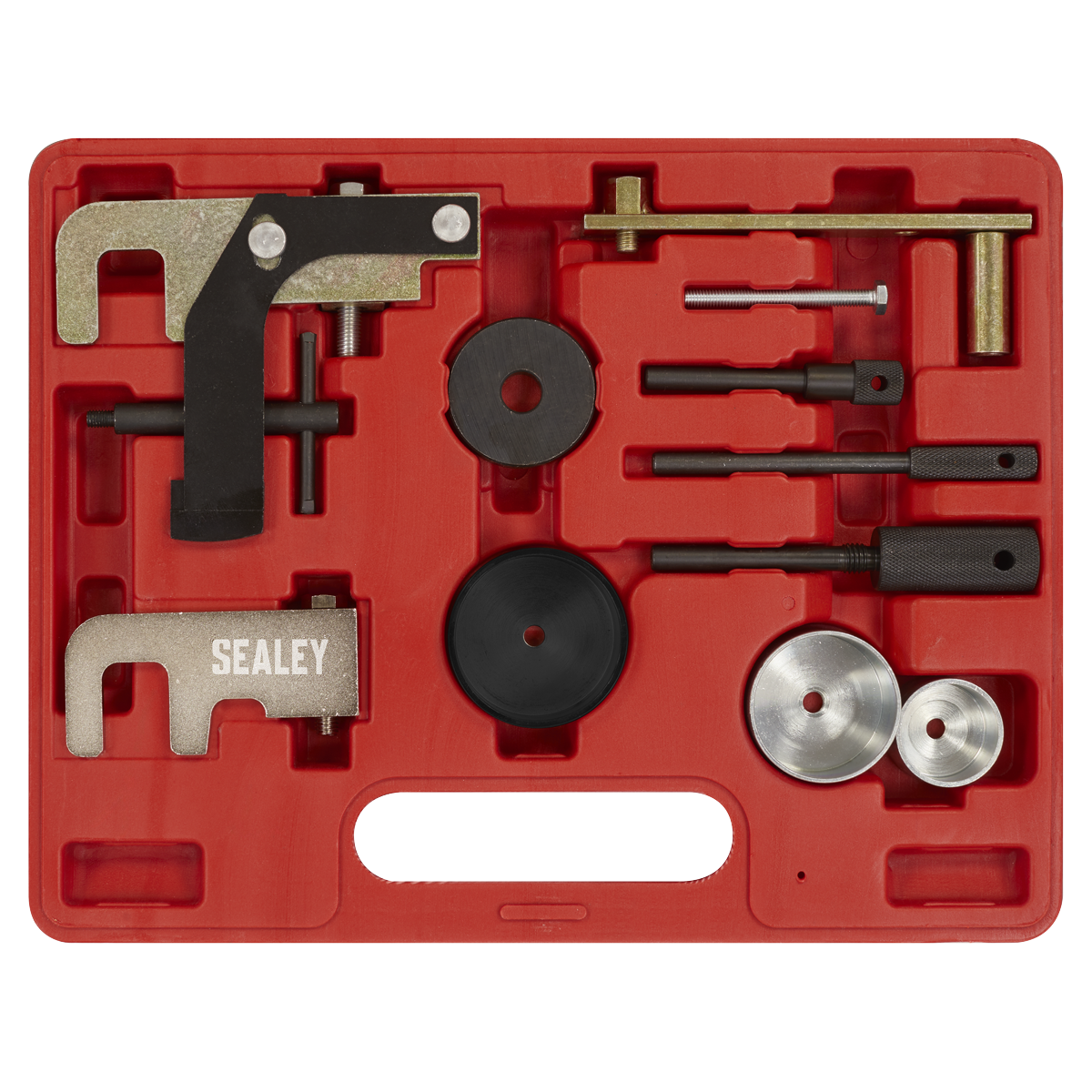Sealey VSE5871A Diesel Engine Timing Tool Kit for Dacia, Mitsubishi, Nissan, Suzuki, GM 1.5D/1.9D/2.2D/2.5D - Belt Drive
