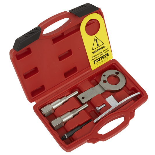 Sealey VSE5961 Diesel Engine Timing Tool Kit - for Alfa Romeo, Fiat, Lancia - 1.6D/1.9D/2.0D/2.4D - Belt Drive