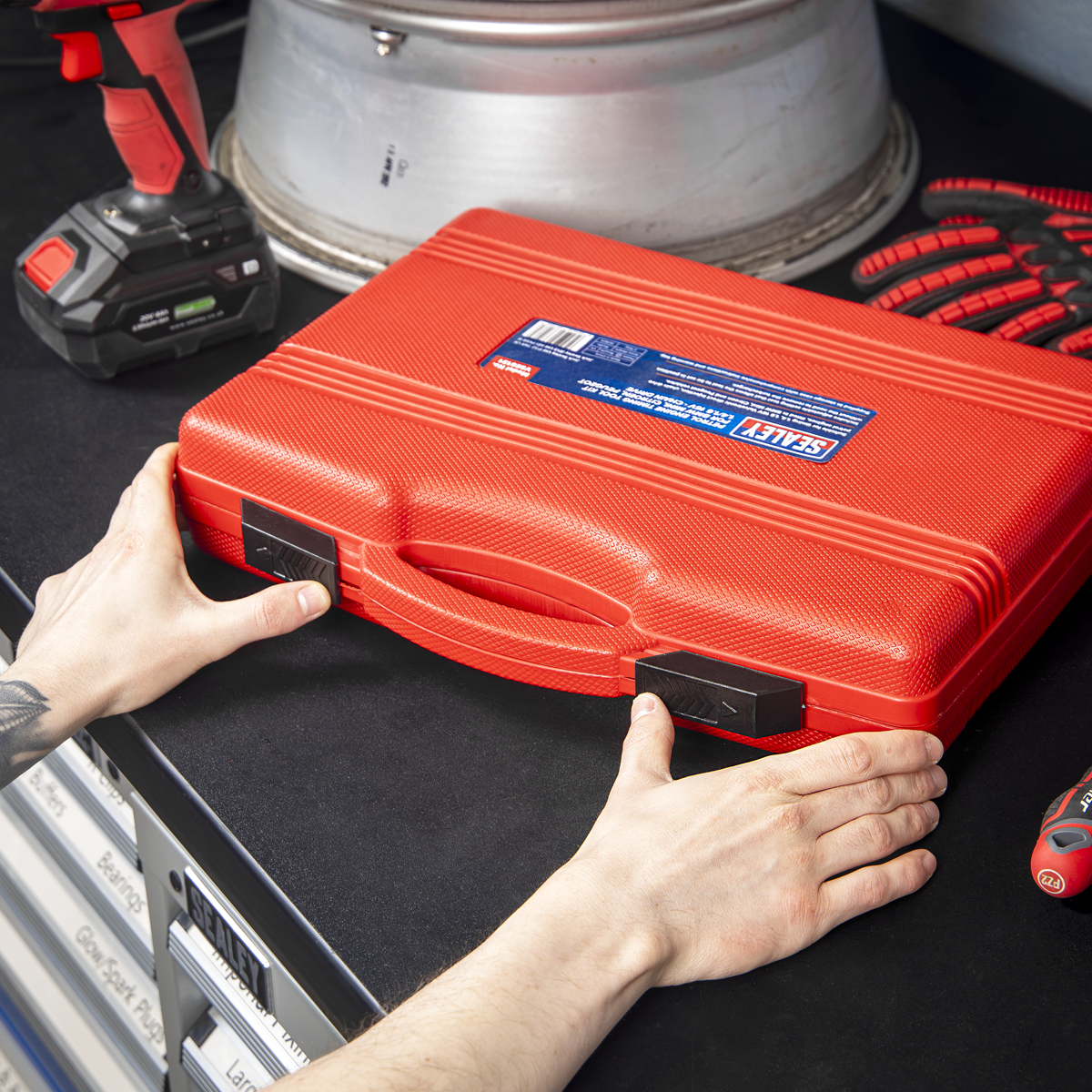 Sealey VSE6131 Petrol Engine Timing Tool Kit - for BMW Mini, Citroen, Peugeot - Chain Drive