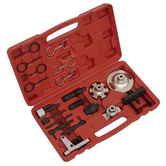 Sealey VSE6181 Diesel Engine Timing Tool & HP Pump Removal Kit - for VAG 2.7D/3.0D/4.0D/4.2D TDi - Chain Drive