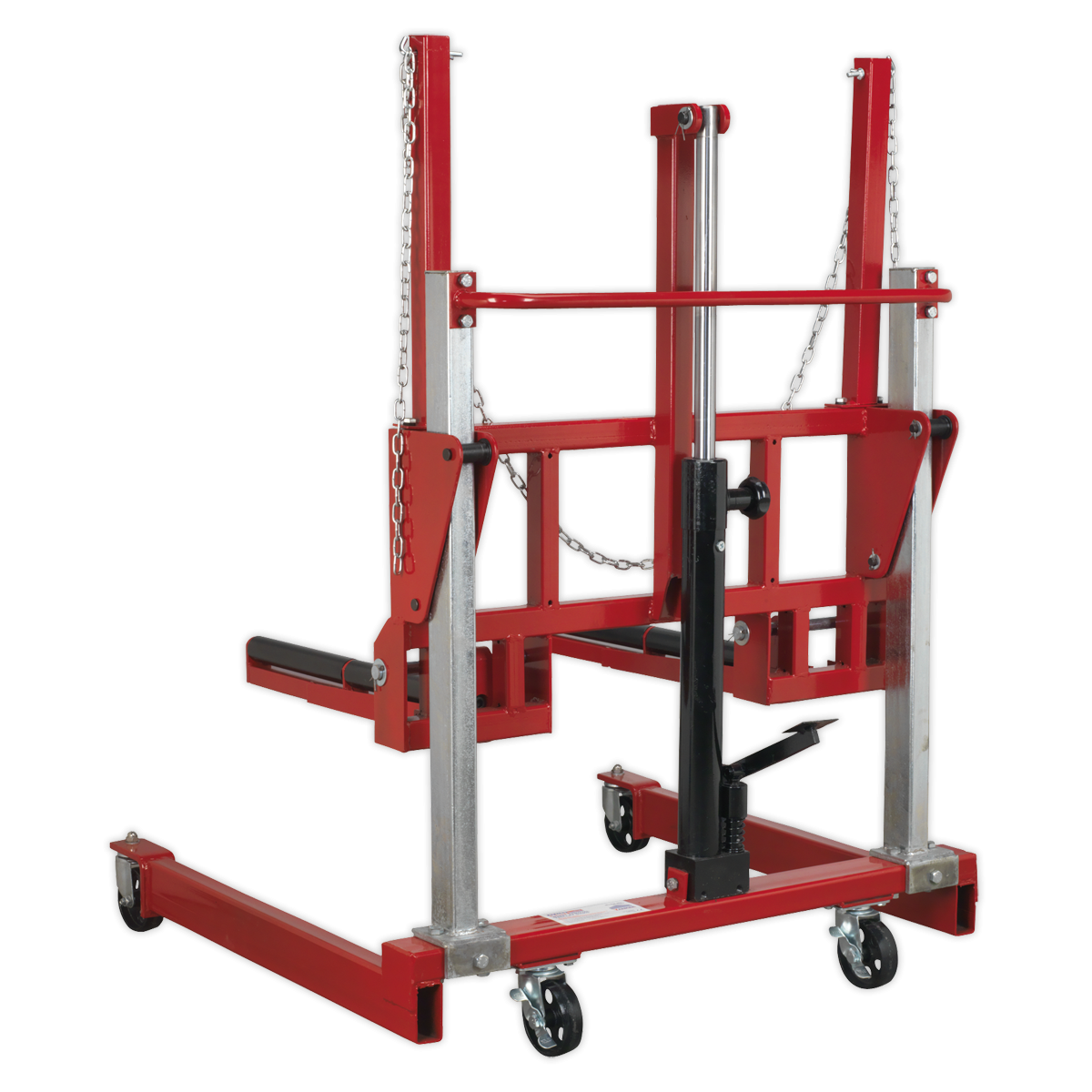 Sealey W508T Wheel Removal Trolley with Adjustable Width 500kg Capacity