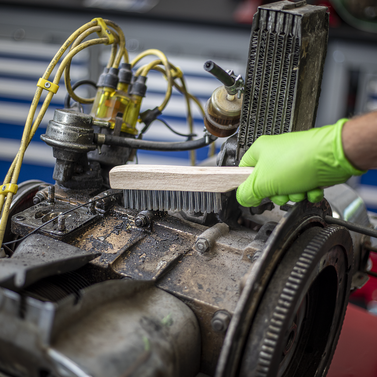 Sealey WB02 Engineer’s Wire Brush with Steel Fill 260mm