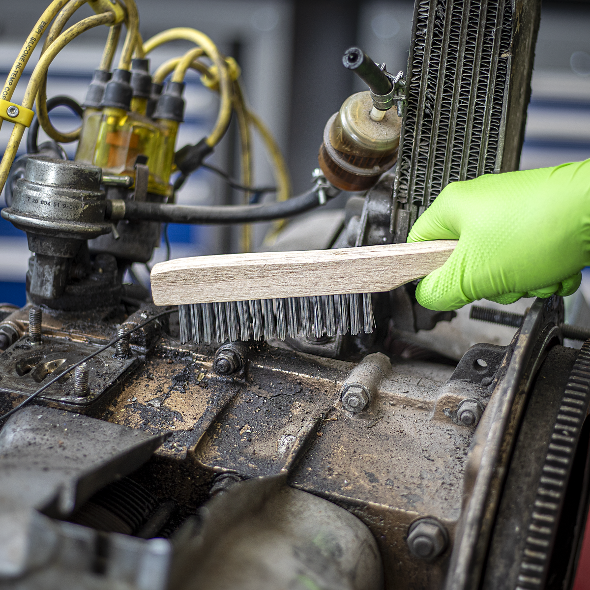 Sealey WB02 Engineer’s Wire Brush with Steel Fill 260mm