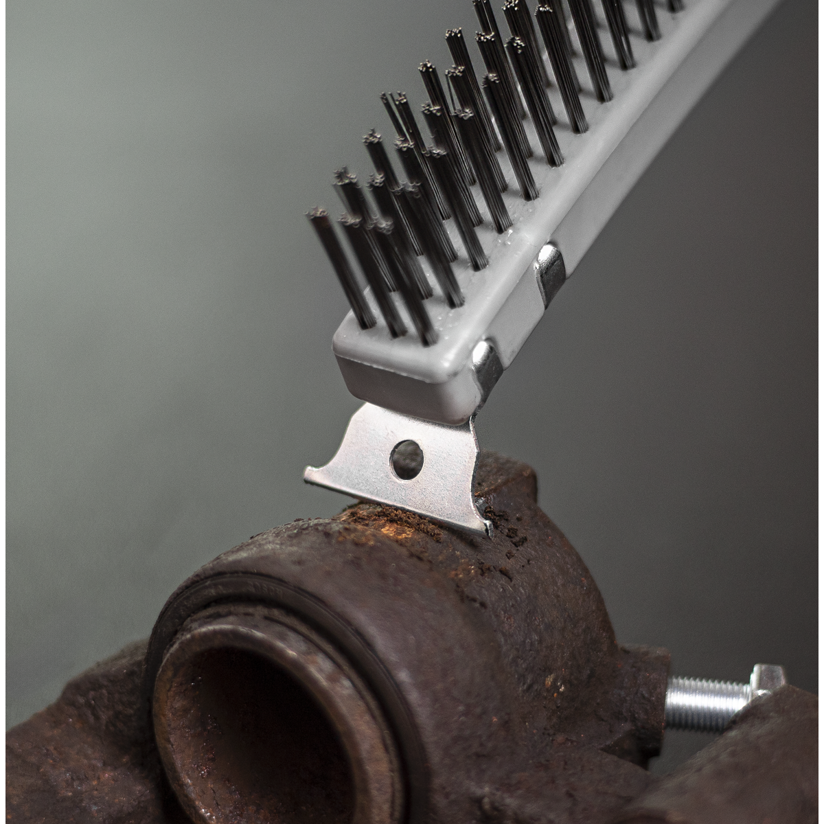 Sealey WB105 Wire Brush with Stainless Steel Fill & Scraper