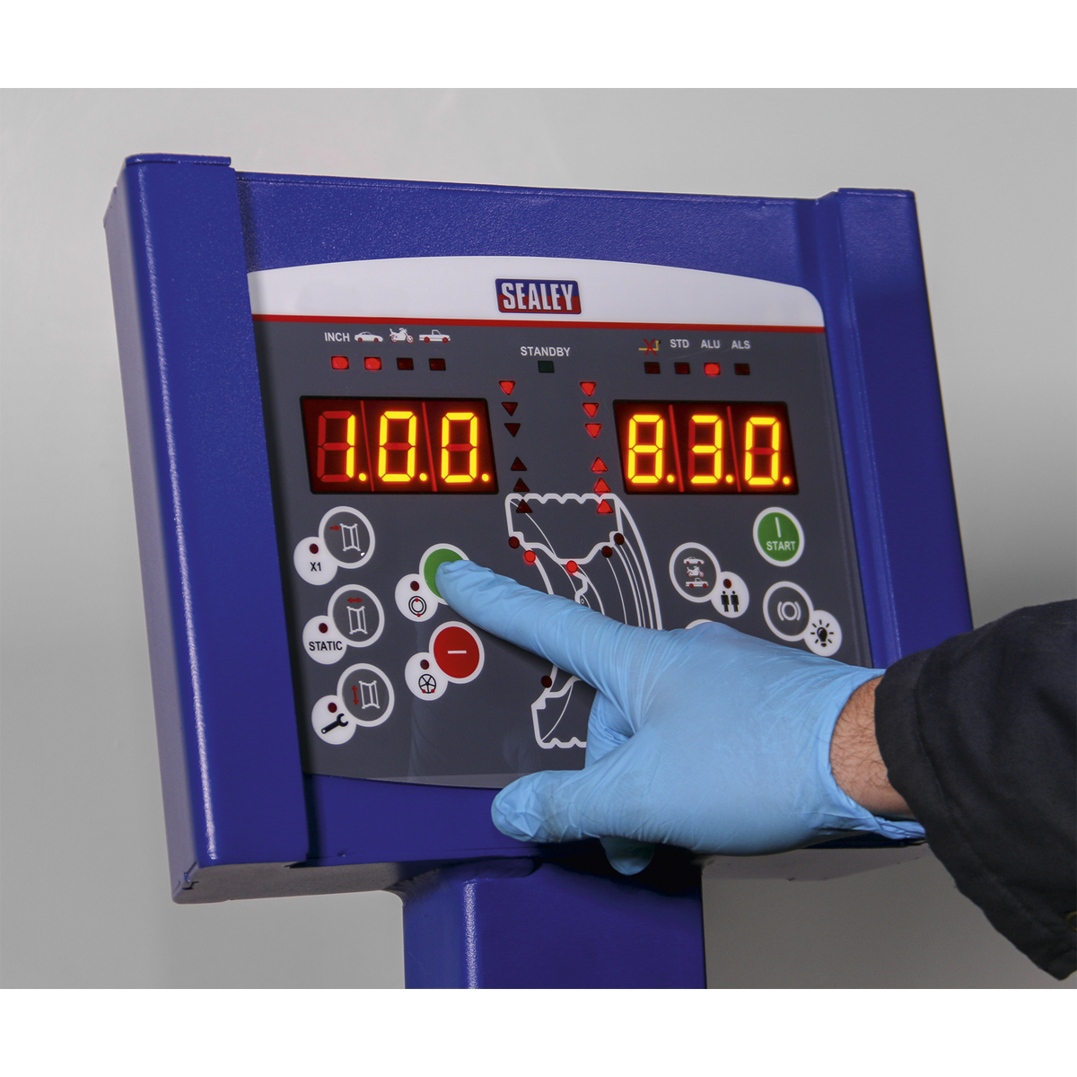 Sealey WB10 Semi-Automatic Wheel Balancer