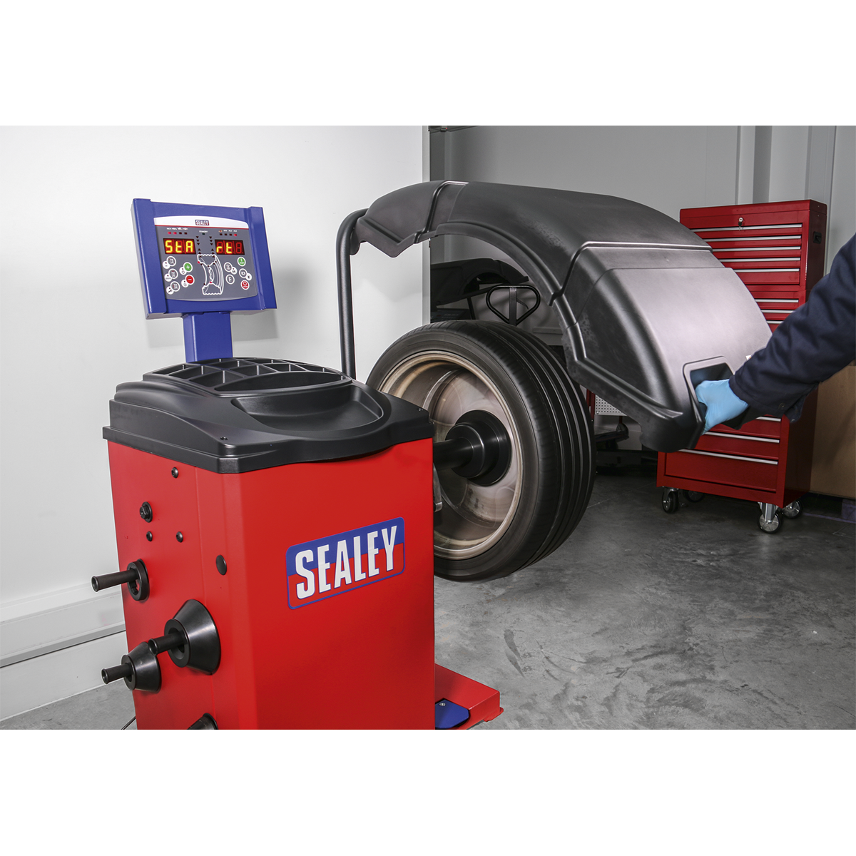 Sealey WB10 Semi-Automatic Wheel Balancer