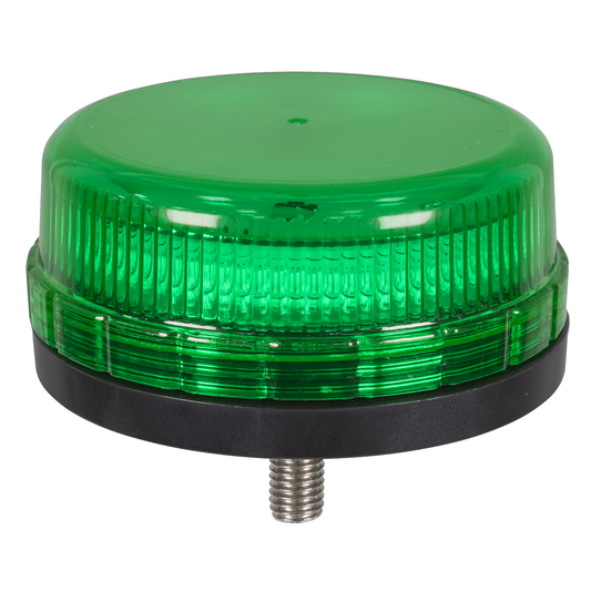 Sealey WB45LEDG SMD LED Rotating Flashing Warning Beacon with 12mm Bolt Fixing - Green 12/24V