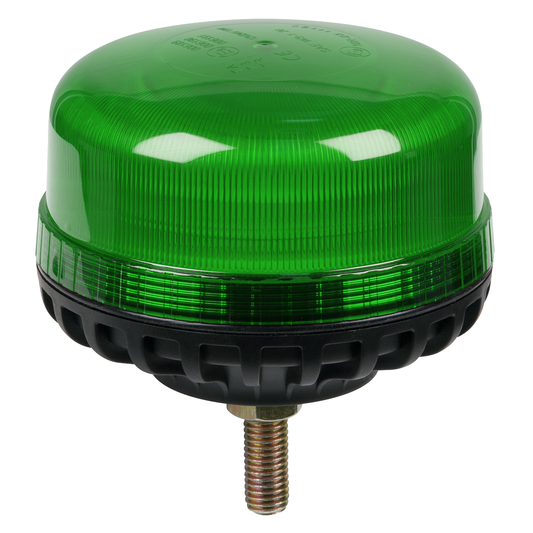 Sealey WB951LEDG Warning Beacon with 12mm Bolt Fixing 36W SMD LED 12/24V - Green