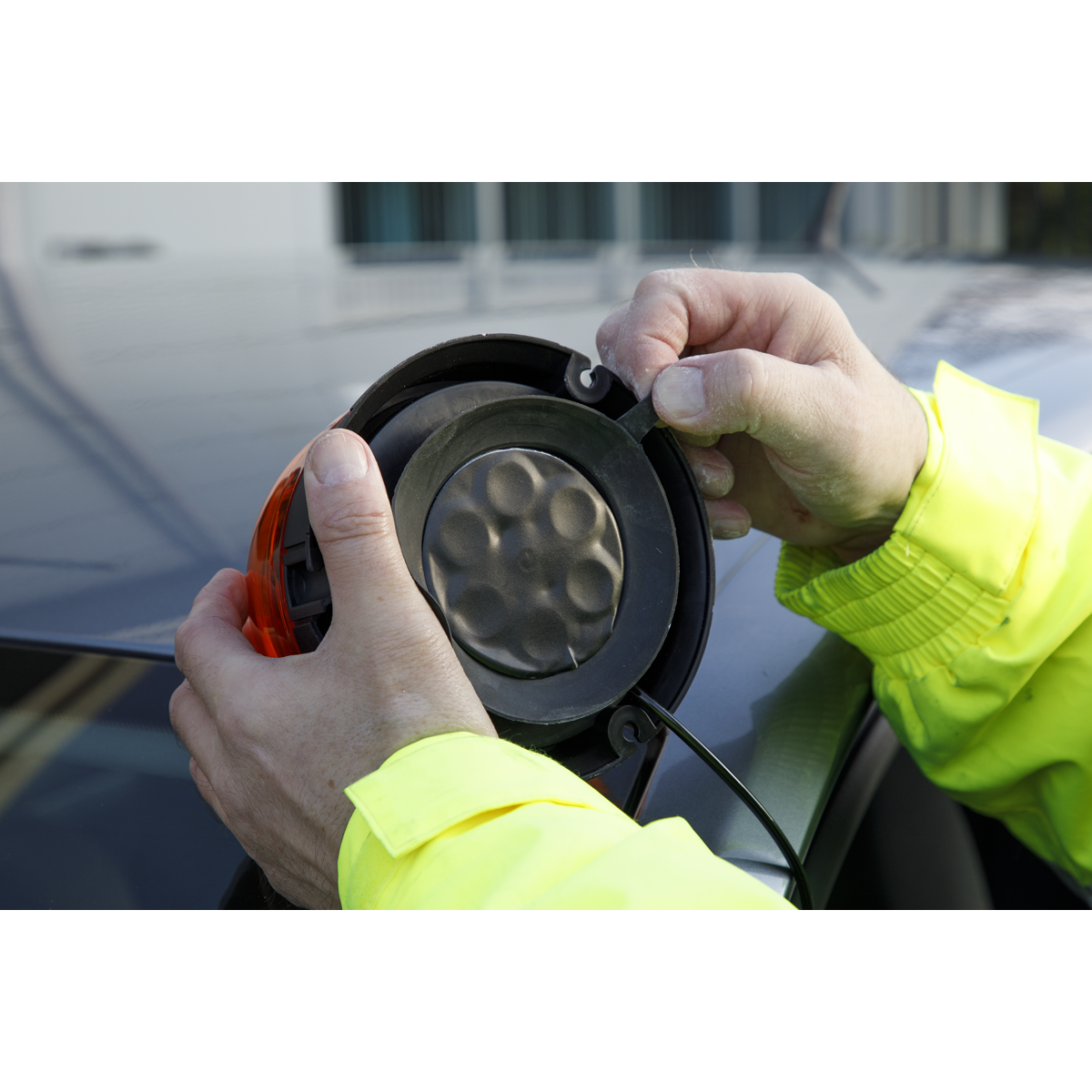 Sealey WB954LED Warning Beacon with Magnetic Base 20W SMD LED 12/24V