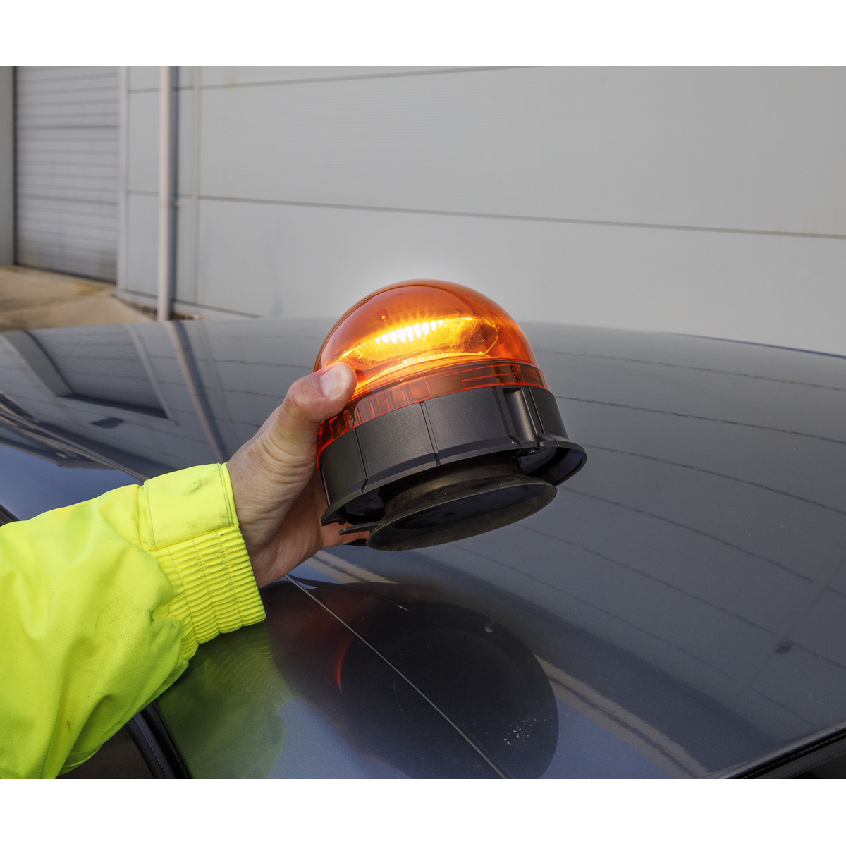 Sealey WB954LED Warning Beacon with Magnetic Base 20W SMD LED 12/24V
