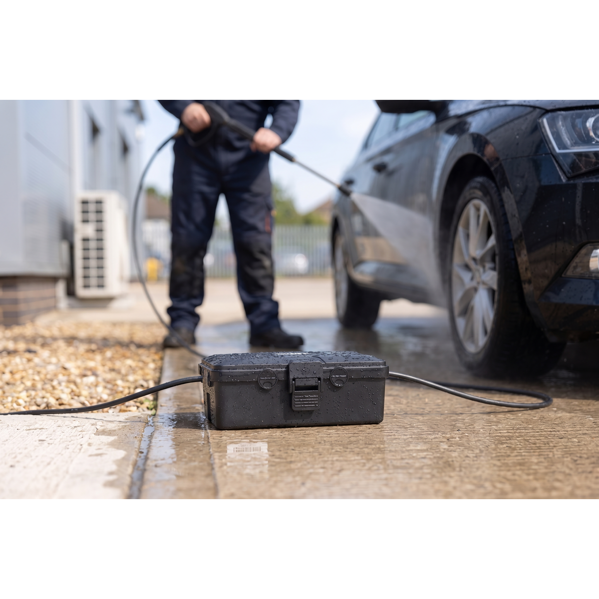Sealey WBE3 Weatherproof Electrical Protection Box - Medium