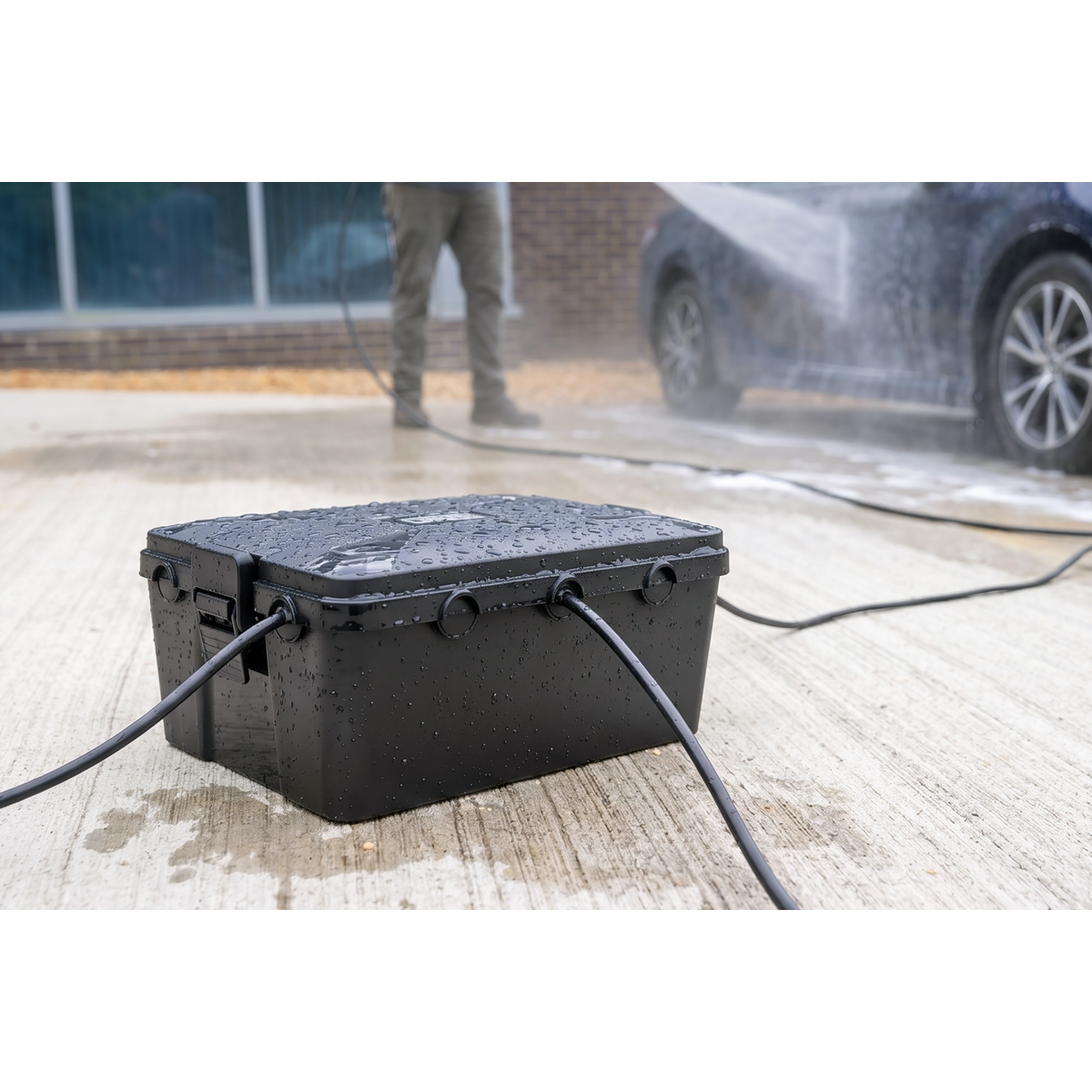 Sealey WBE4 Weatherproof Electrical Protection Box - Large