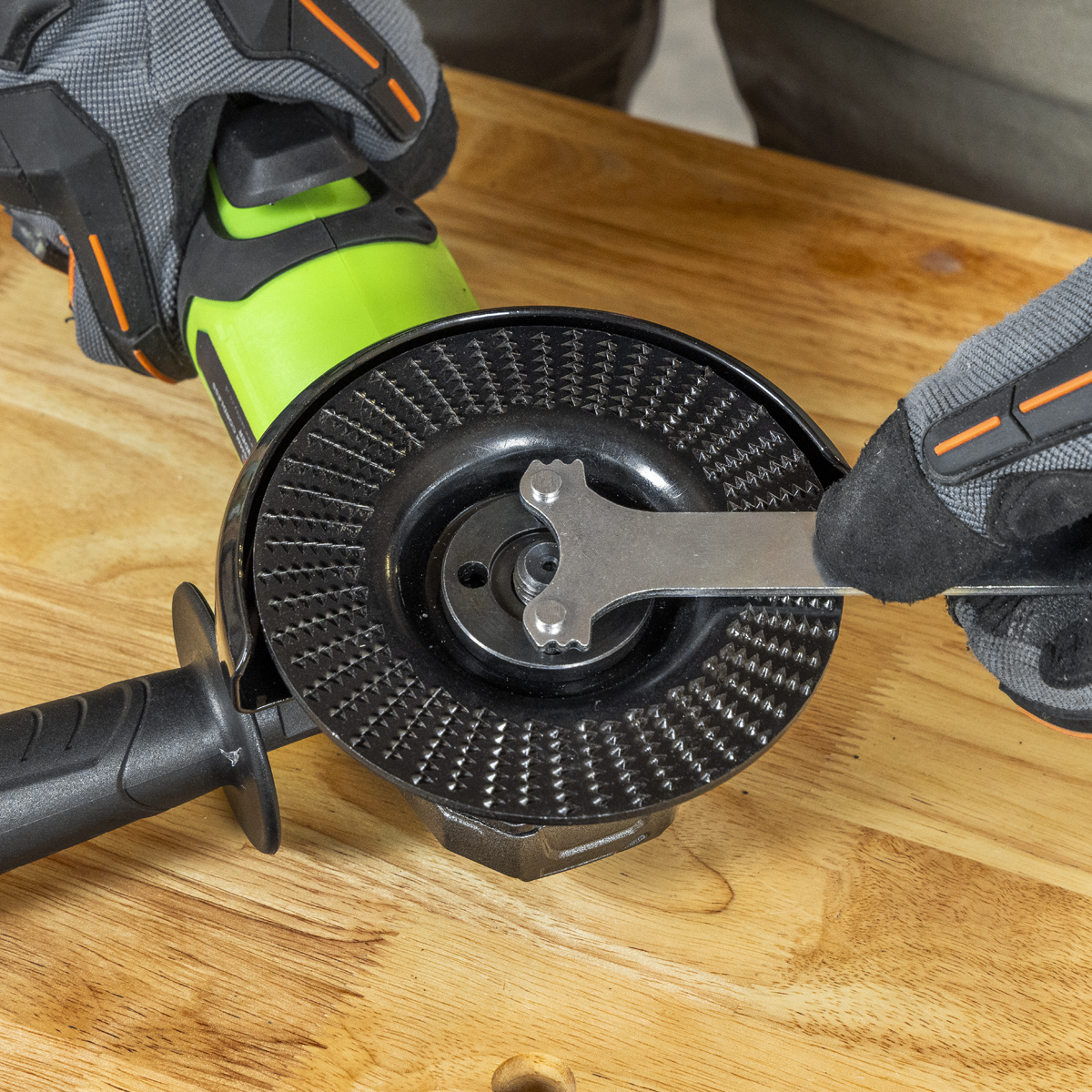 Sealey WCD115F 115mm Flat Shape Wood Carving Disc 22mm Bore