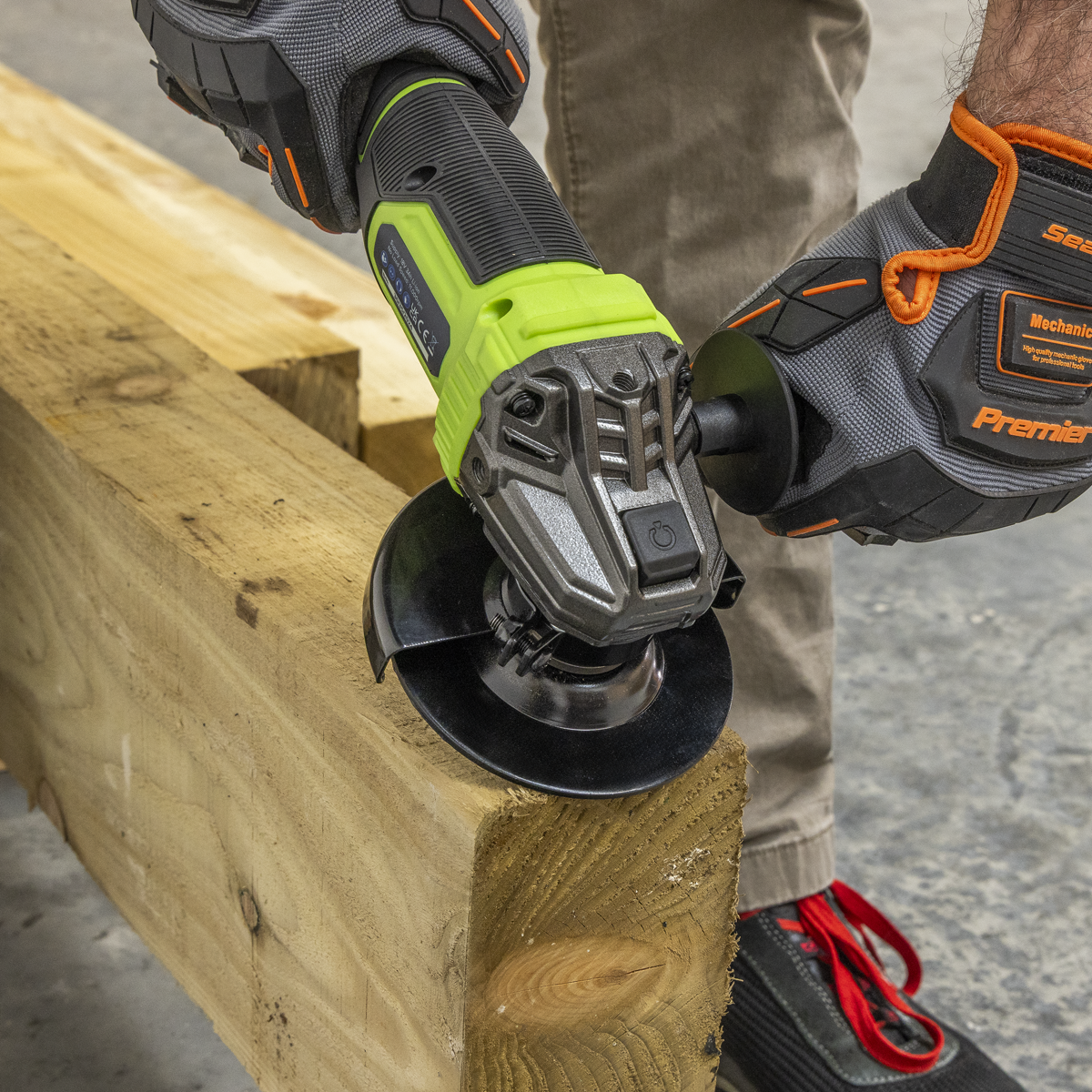 Sealey WCD115F 115mm Flat Shape Wood Carving Disc 22mm Bore