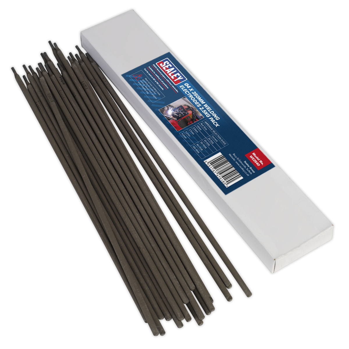 Sealey WE2540 Welding Electrodes 4 x 350mm - 2.5kg Pack