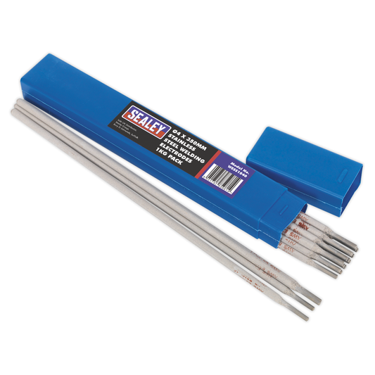 Sealey WESS1040 Stainless Steel Welding Electrodes 4 x 350mm - 1kg Pack