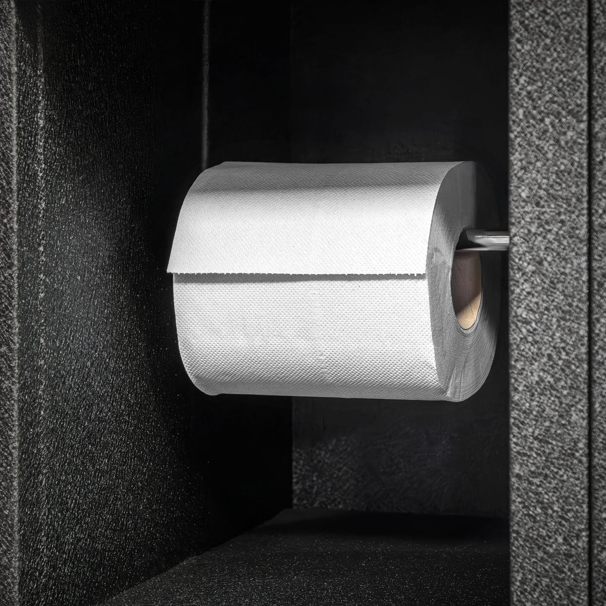 Sealey WHT60 2-Ply Embossed White Paper Roll 60m - Pack of 6