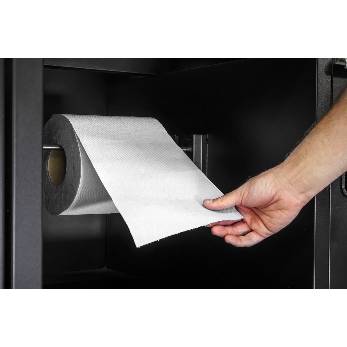 Sealey WHT60 2-Ply Embossed White Paper Roll 60m - Pack of 6