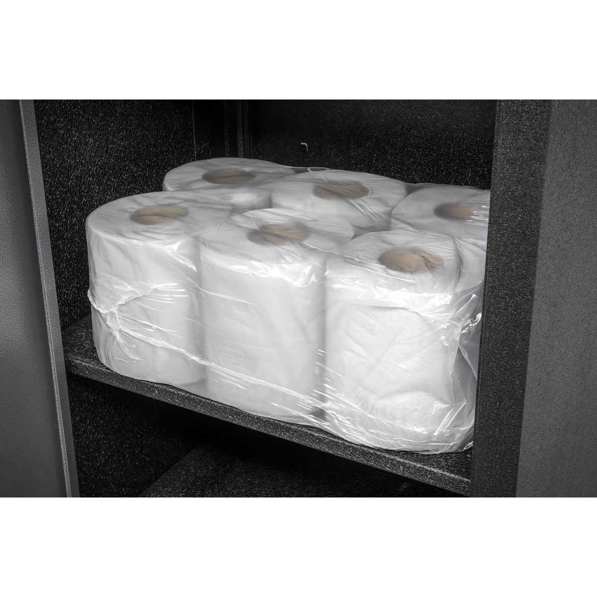 Sealey WHT60 2-Ply Embossed White Paper Roll 60m - Pack of 6