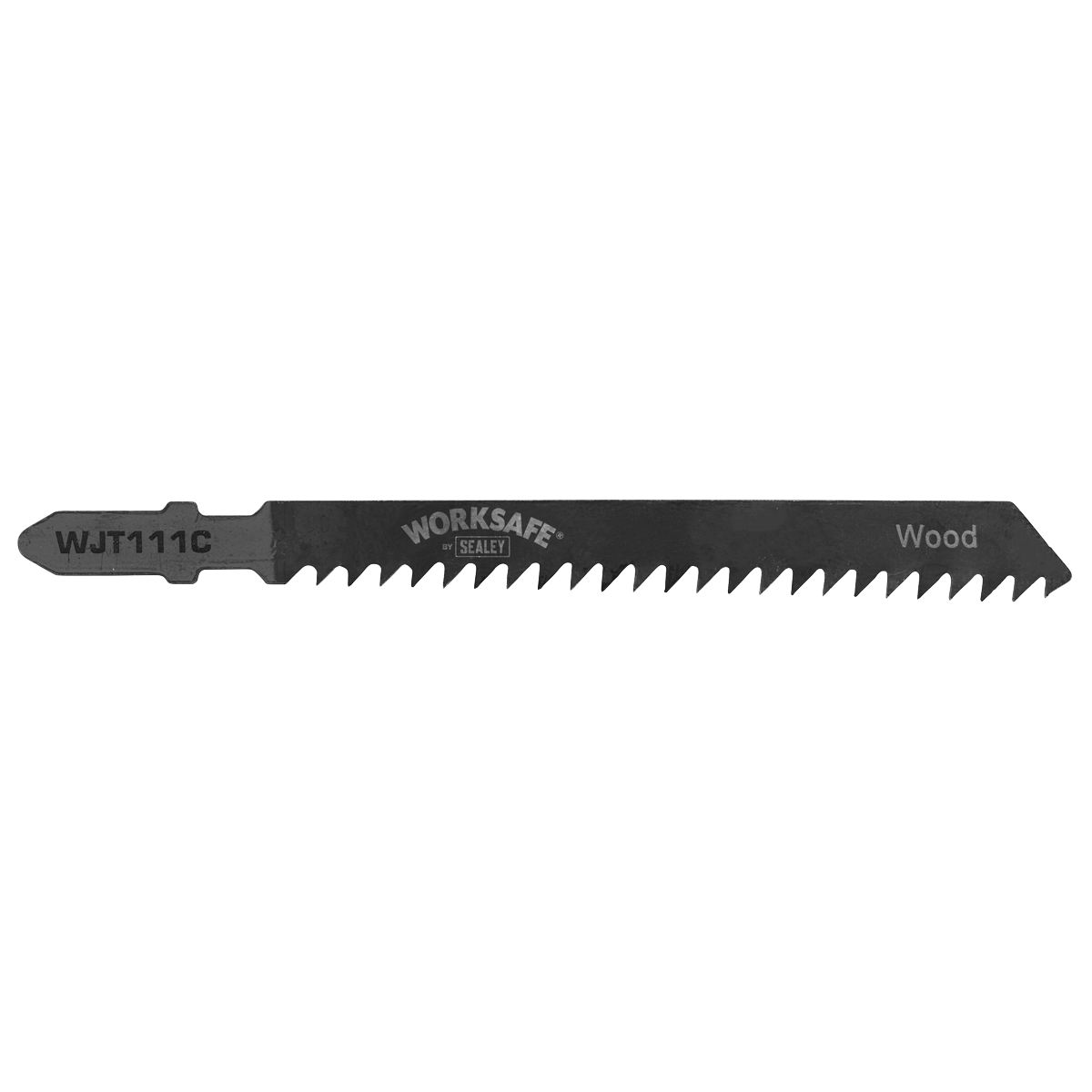 Sealey WJT111C Jigsaw Blade for Soft Wood & Plastics 75mm 8tpi - Pack of 5