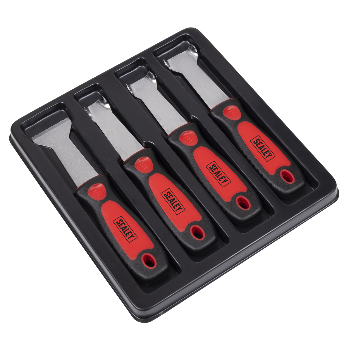 Sealey WK20 Pinch Weld Scraper Set 4pc
